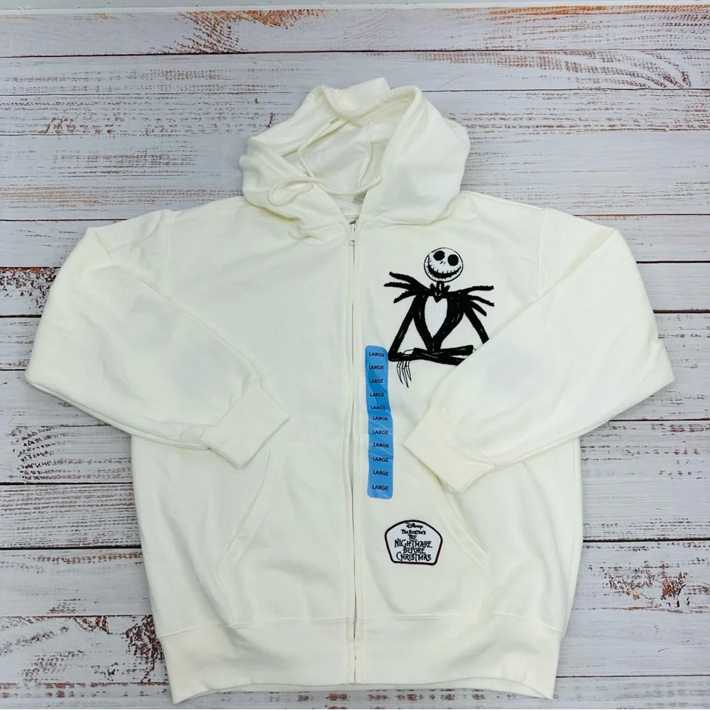 Disney Cream Jacket with Skeleton and Patch Designs - Picture 13 of 16